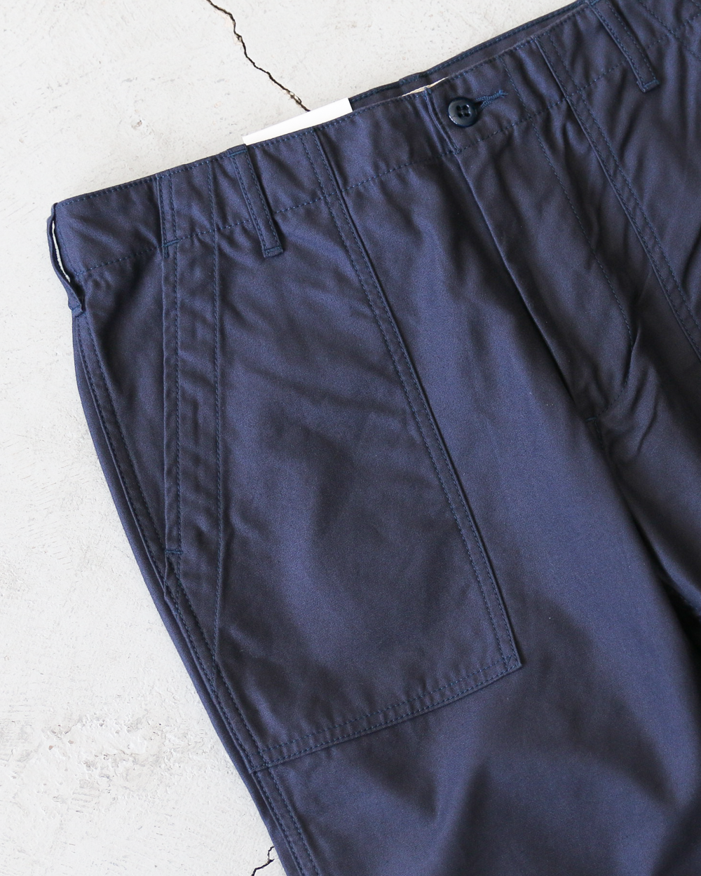 FOB factory エフオービーファクトリー F0431 BAKER PANTS Navy