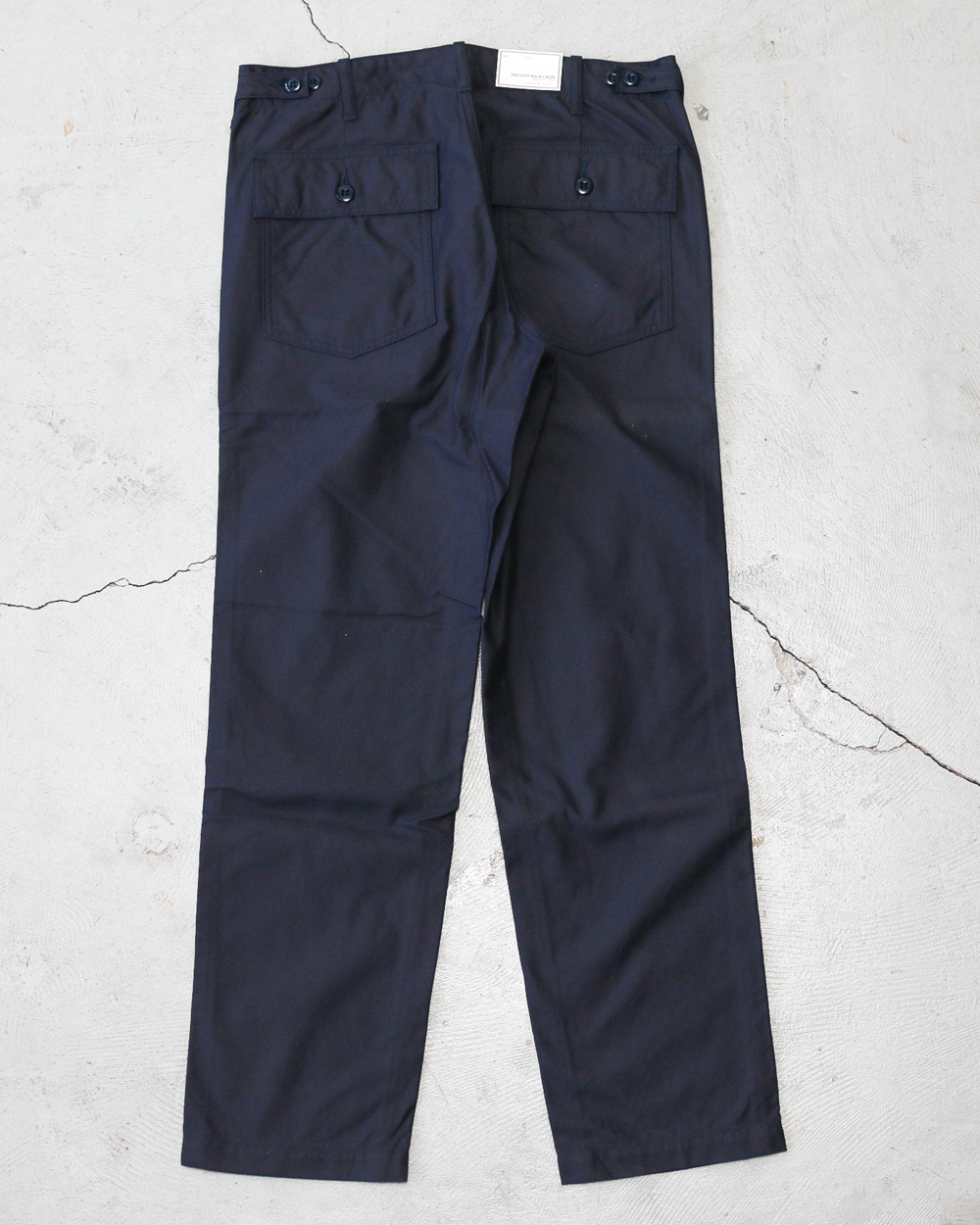 FOB factory エフオービーファクトリー F0431 BAKER PANTS Navy