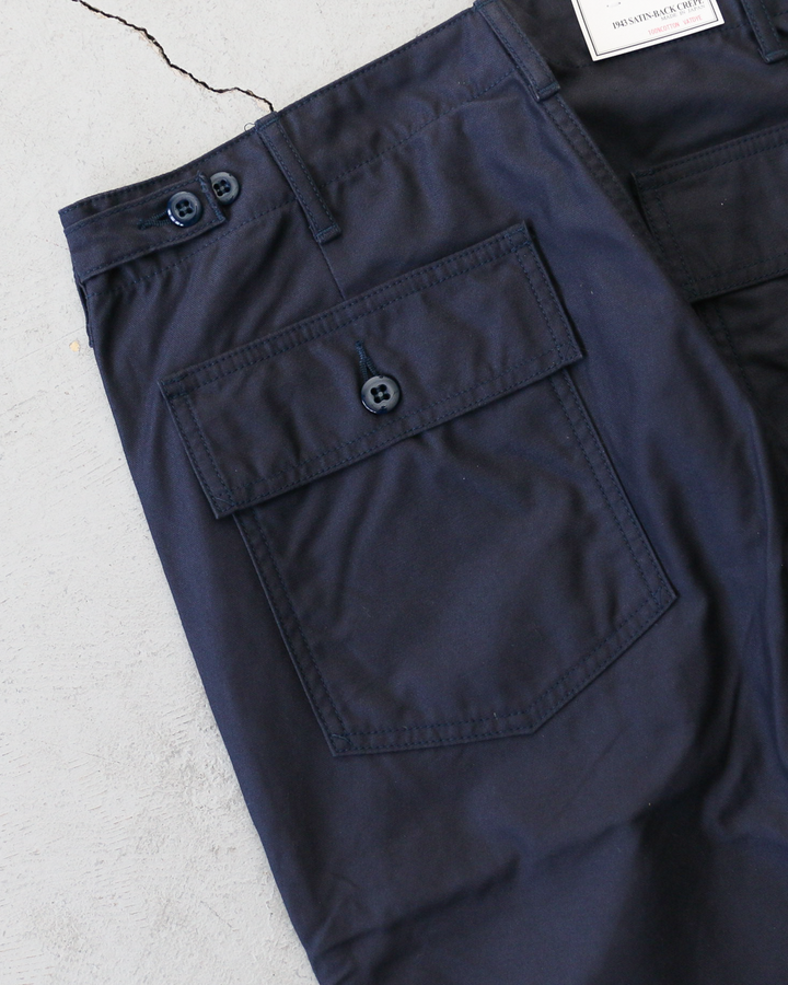 FOB factory エフオービーファクトリー F0431 BAKER PANTS Navy