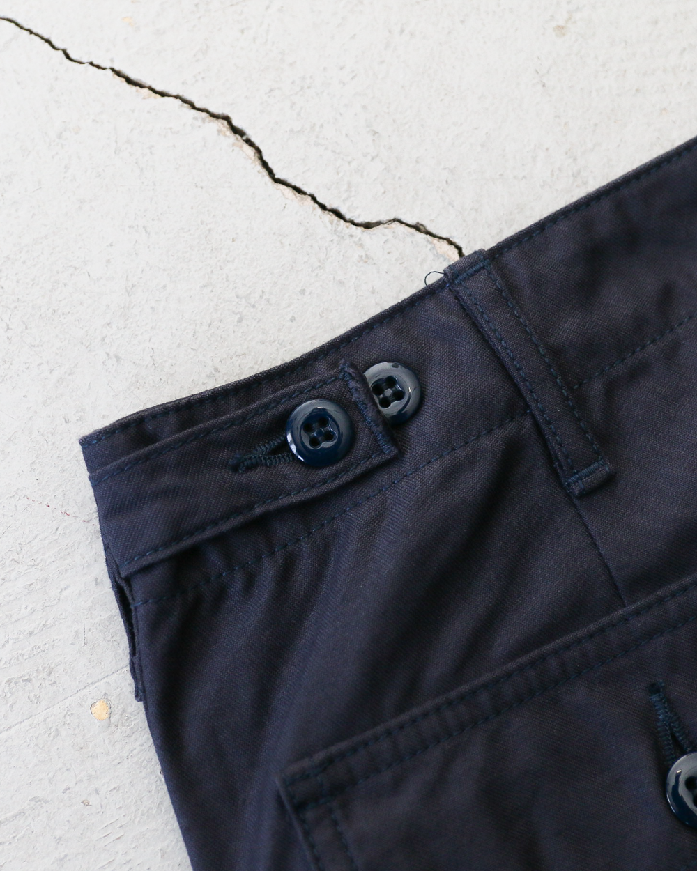 FOB factory エフオービーファクトリー F0431 BAKER PANTS Navy