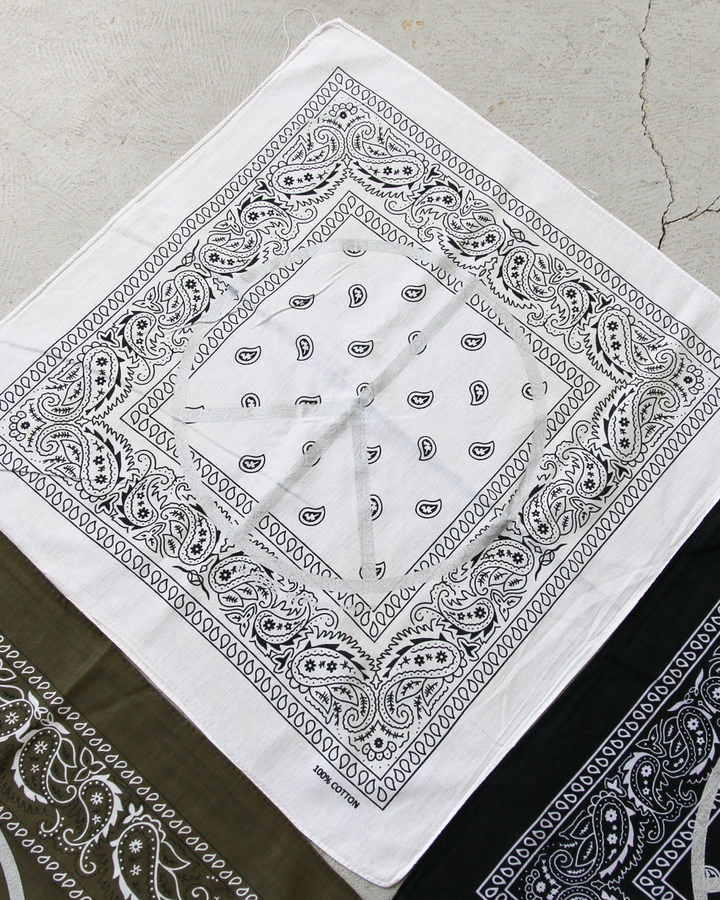 SUNNY SIDE UP サニーサイドアップ PEACE MARK PAISLEY BANDANA