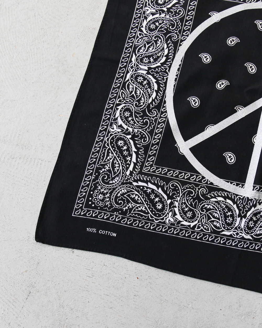 SUNNY SIDE UP サニーサイドアップ PEACE MARK PAISLEY BANDANA
