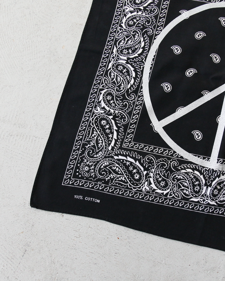 SUNNY SIDE UP サニーサイドアップ PEACE MARK PAISLEY BANDANA