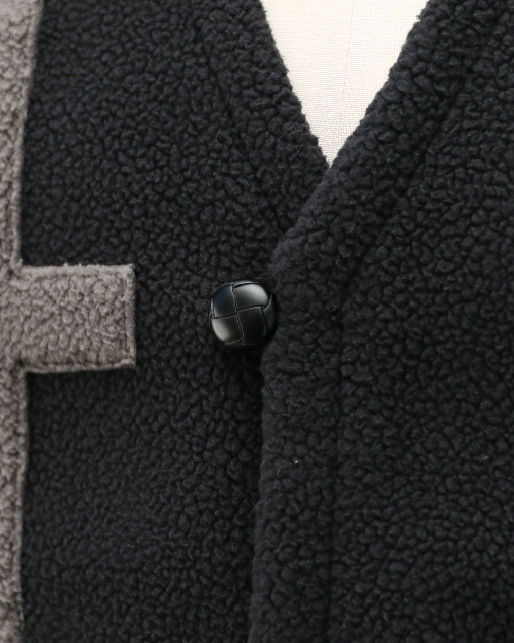 BURLAP OUTFITTER バーラップアウトフィッター PILE CROSS VEST Black