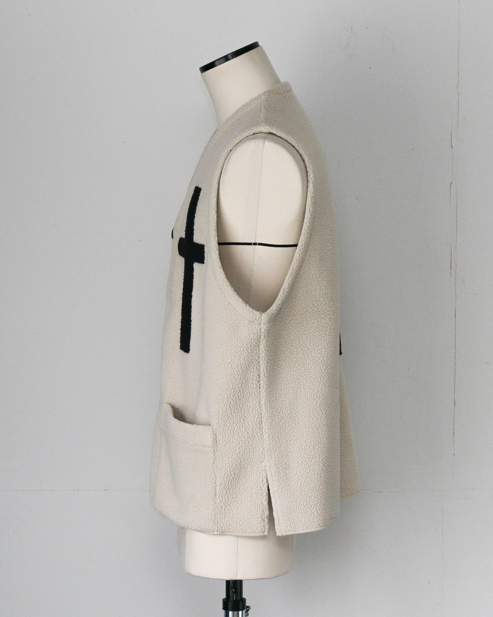 BURLAP OUTFITTER バーラップアウトフィッター PILE CROSS VEST Natural