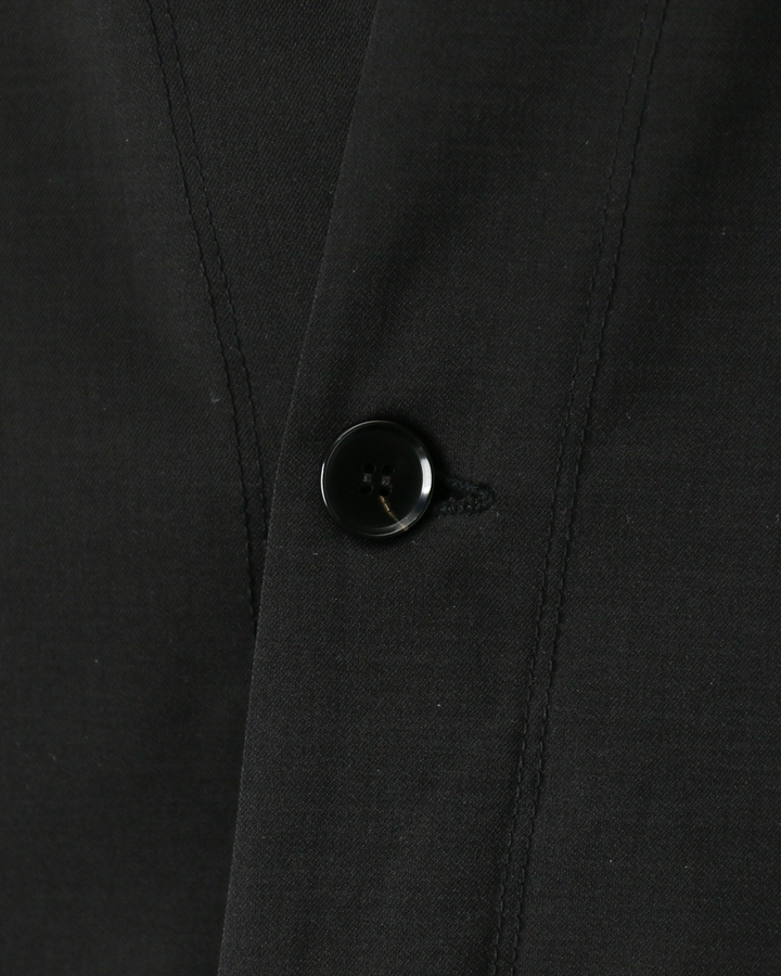 LAMOND ラモンド TWILL TWIST CARDIGAN JACKET Black