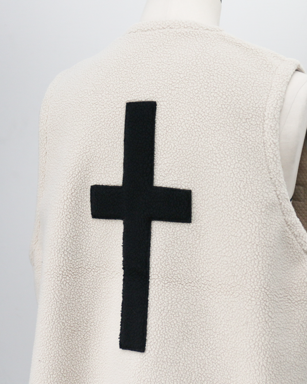 BURLAP OUTFITTER バーラップアウトフィッター PILE CROSS VEST Natural
