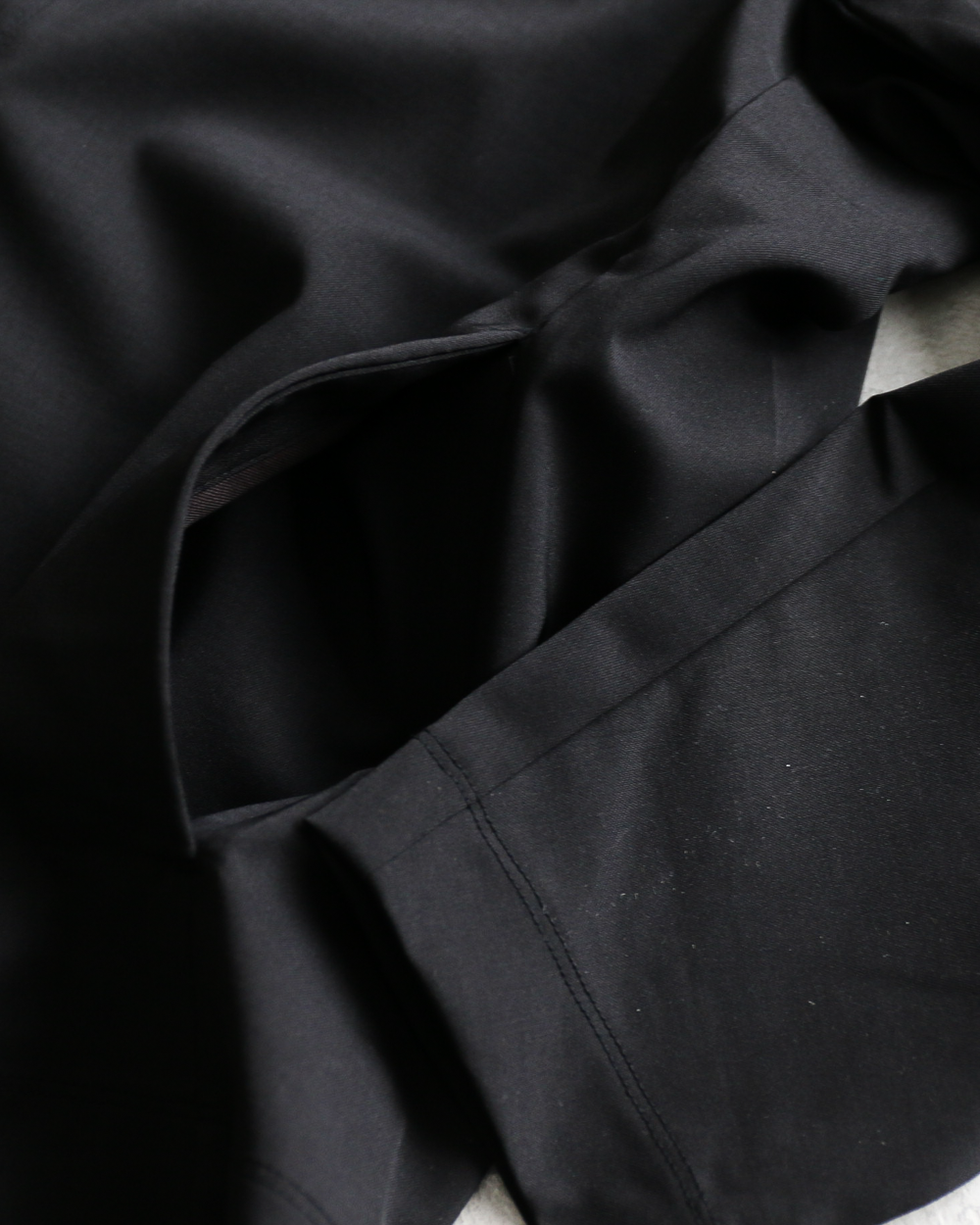 LAMOND ラモンド TWILL TWIST CARDIGAN JACKET Black
