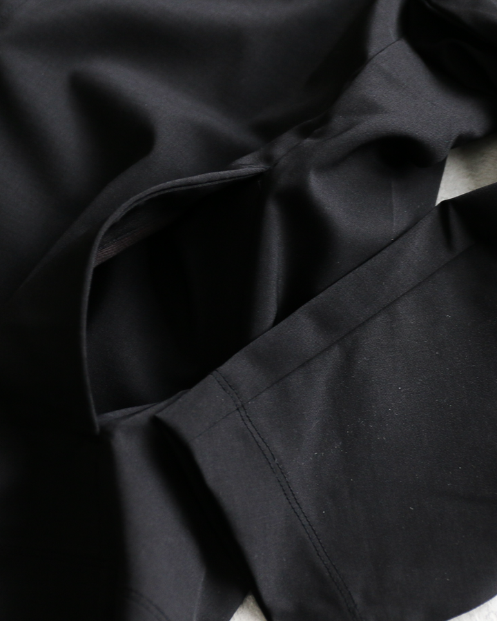 LAMOND ラモンド TWILL TWIST CARDIGAN JACKET Black