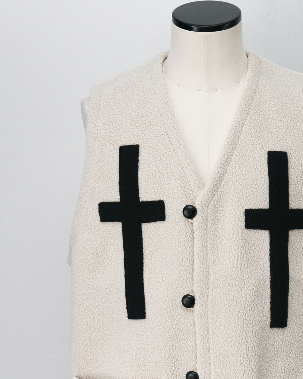 BURLAP OUTFITTER バーラップアウトフィッター PILE CROSS VEST Natural