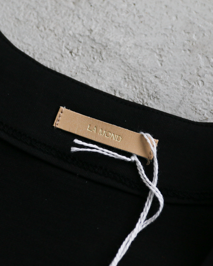 LAMOND ラモンド TWILL TWIST CARDIGAN JACKET Black