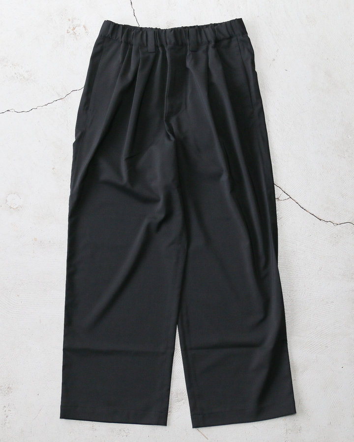 LAMOND ラモンド TWILL TWIST PANTS Black