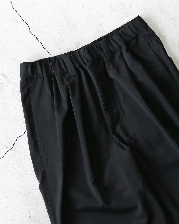 LAMOND ラモンド TWILL TWIST PANTS Black