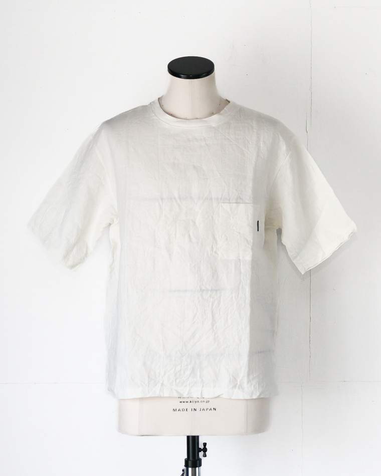 DELICIOUS LINEN Big T WHITE