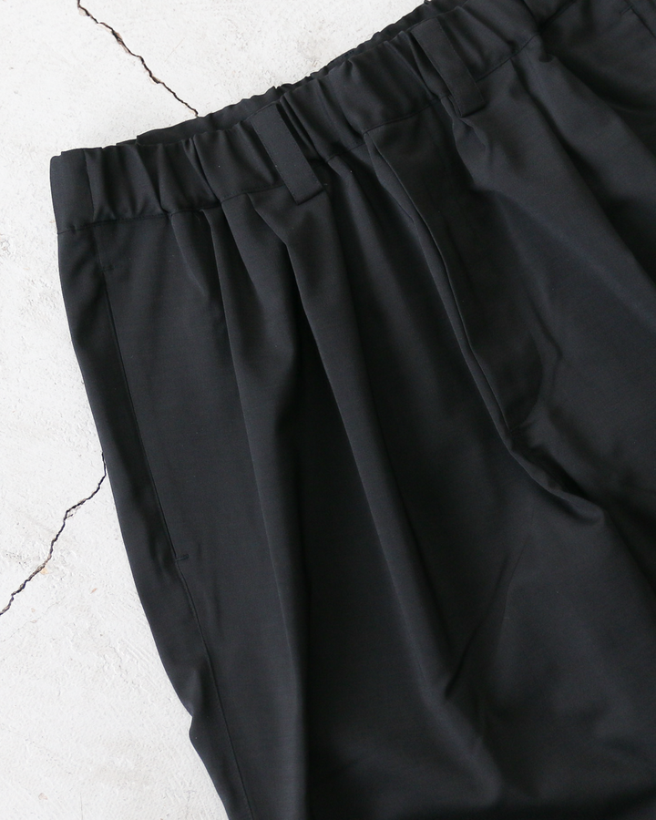 LAMOND ラモンド TWILL TWIST PANTS Black
