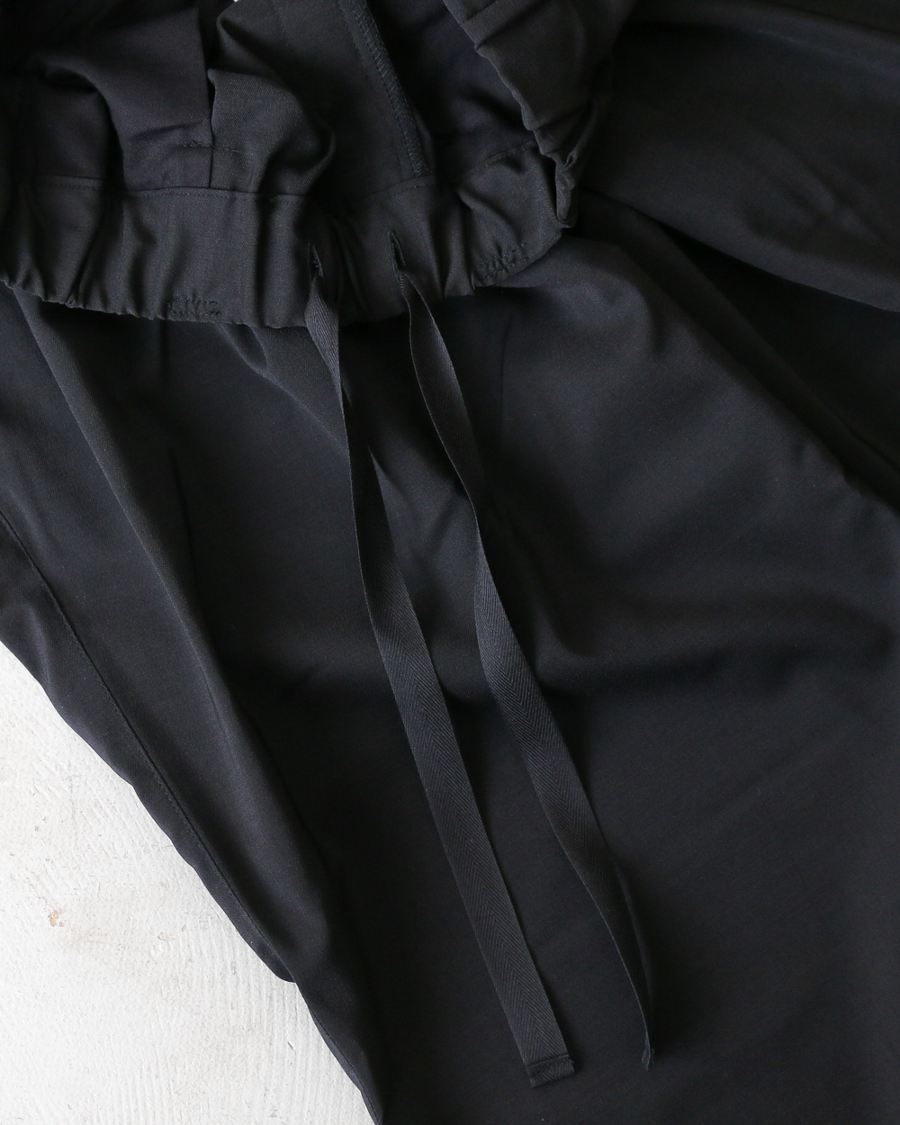 LAMOND ラモンド TWILL TWIST PANTS Black