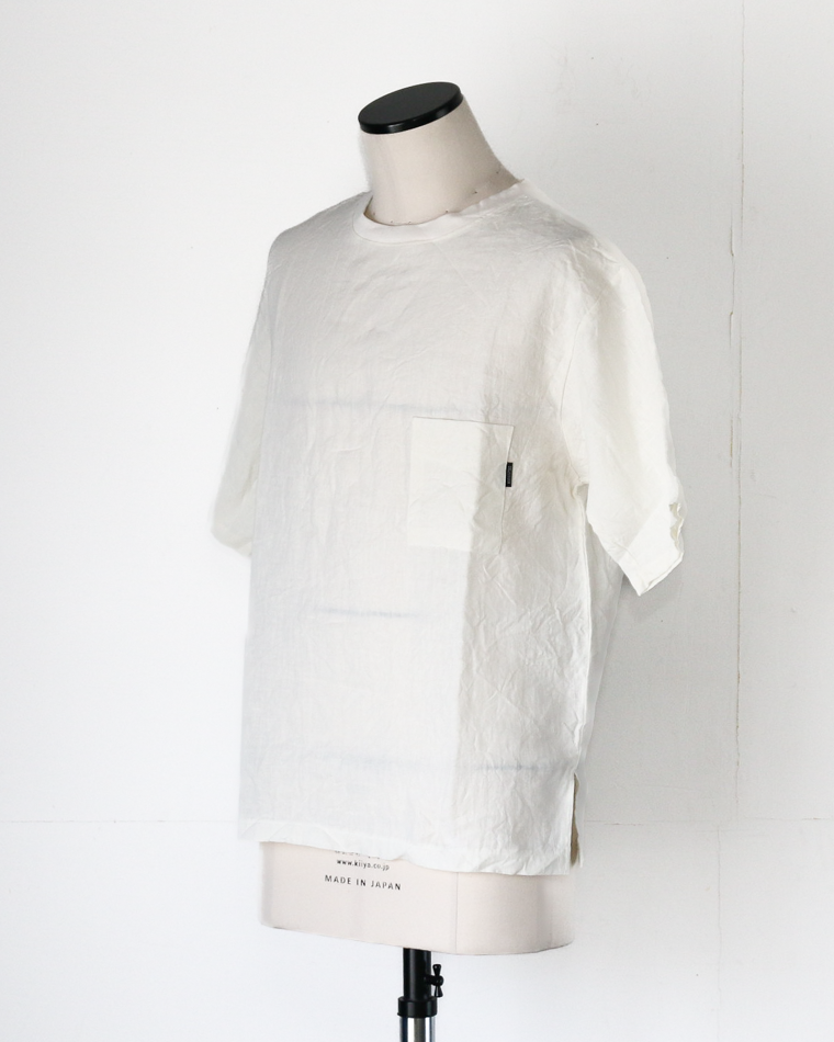 DELICIOUS LINEN Big T WHITE
