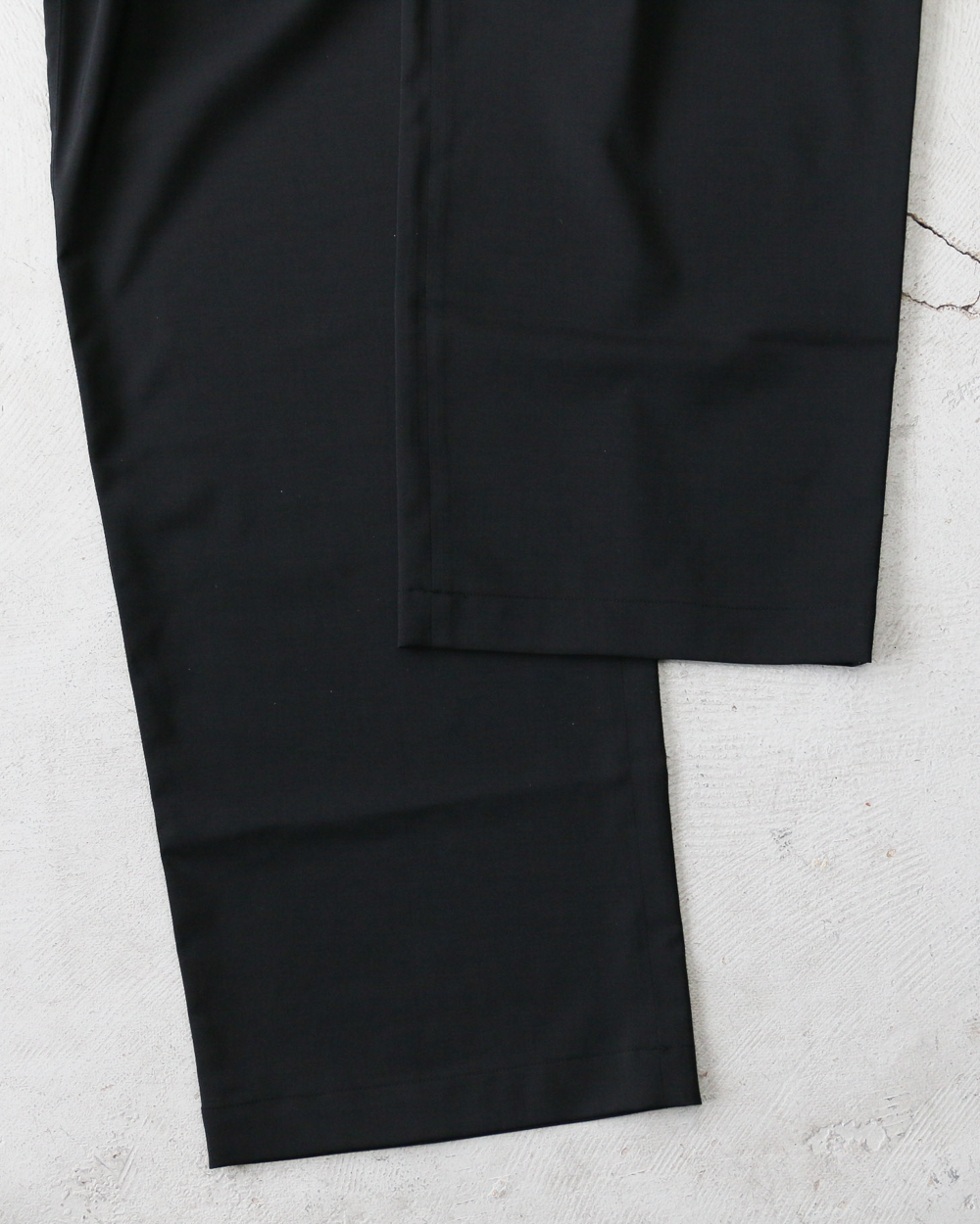 LAMOND ラモンド TWILL TWIST PANTS Black