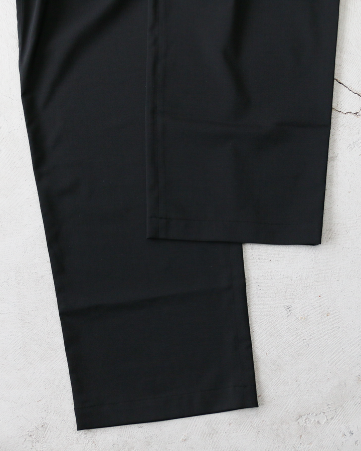 LAMOND ラモンド TWILL TWIST PANTS Black