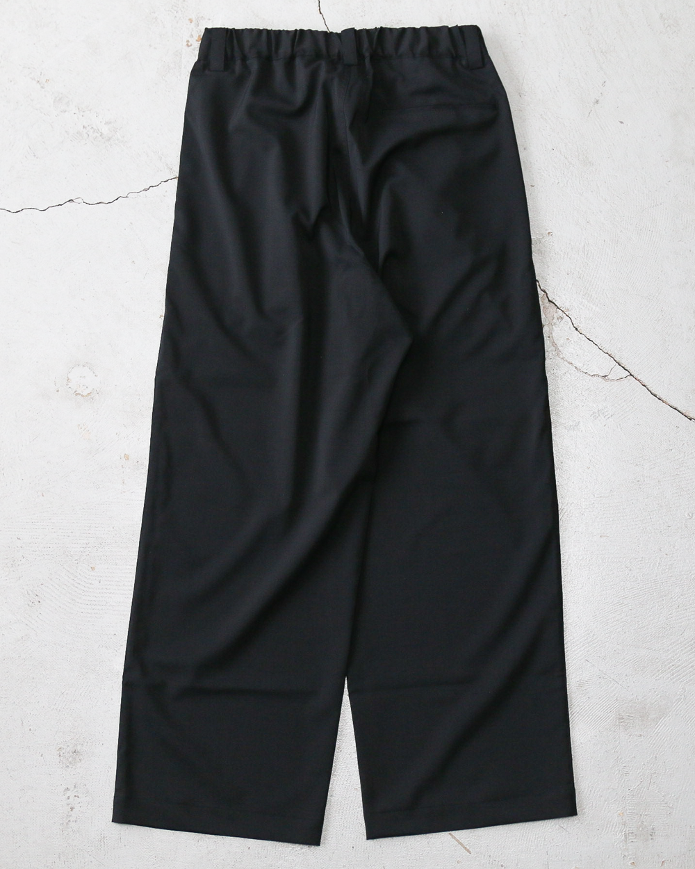 LAMOND ラモンド TWILL TWIST PANTS Black