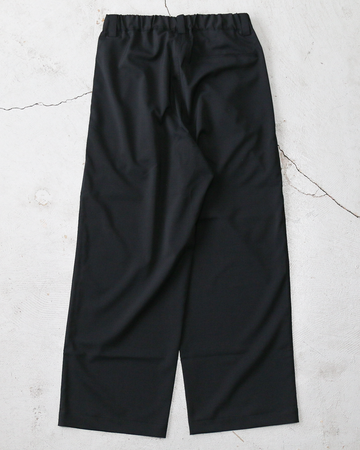 LAMOND ラモンド TWILL TWIST PANTS Black