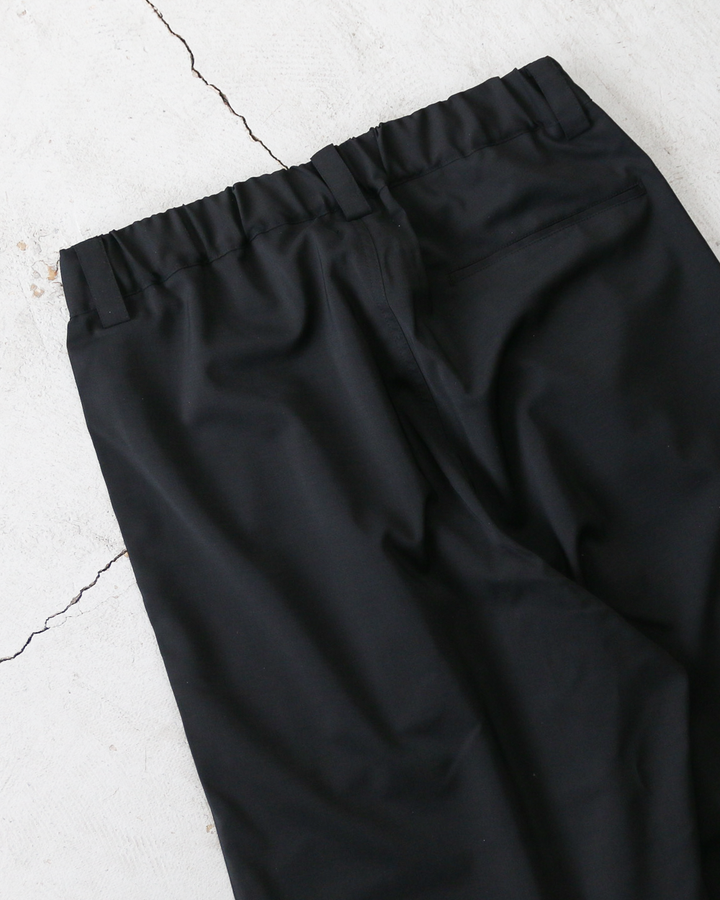 LAMOND ラモンド TWILL TWIST PANTS Black