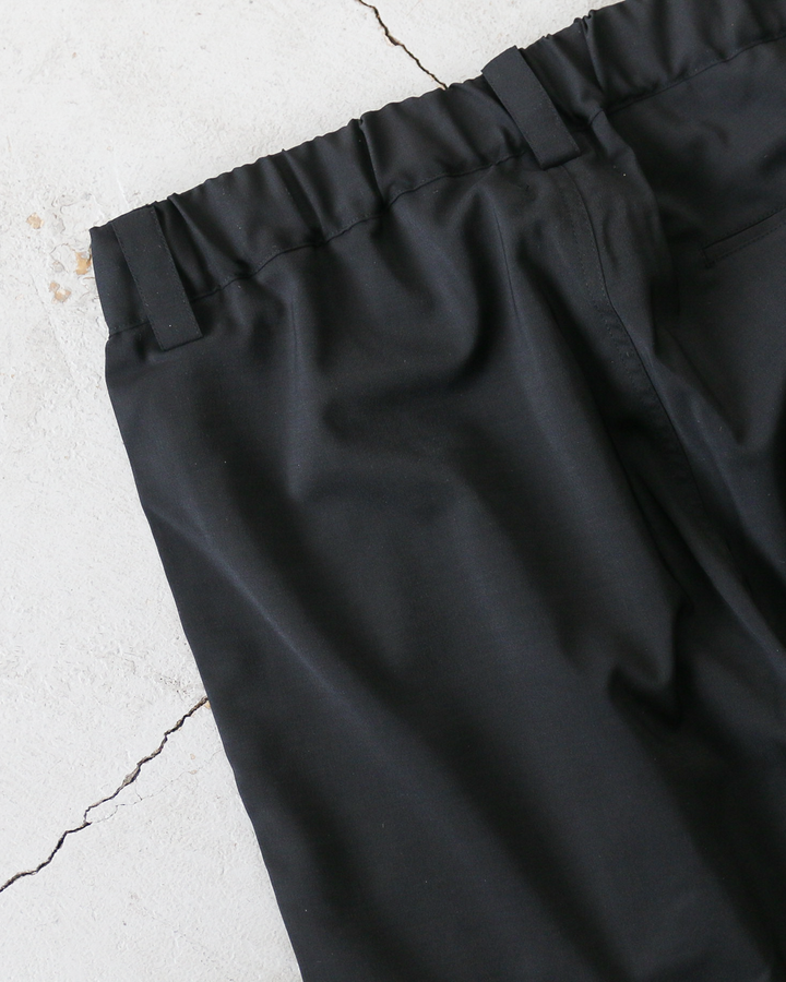LAMOND ラモンド TWILL TWIST PANTS Black