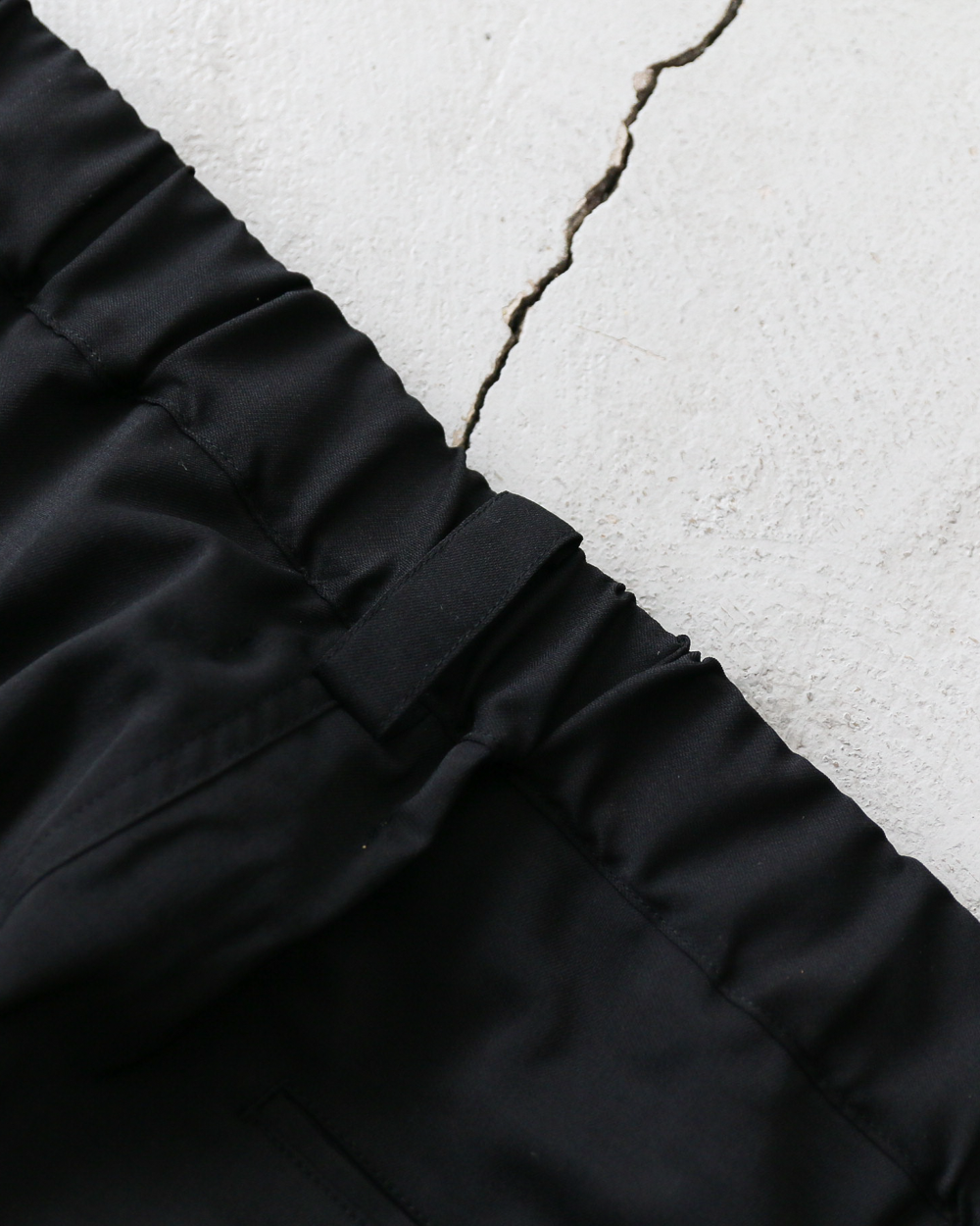 LAMOND ラモンド TWILL TWIST PANTS Black