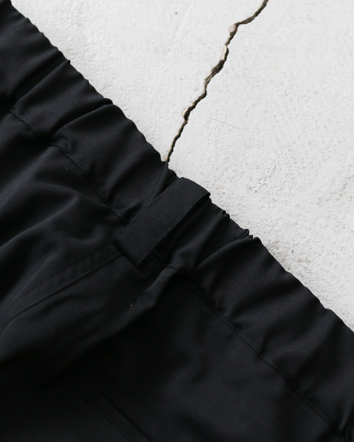 LAMOND ラモンド TWILL TWIST PANTS Black