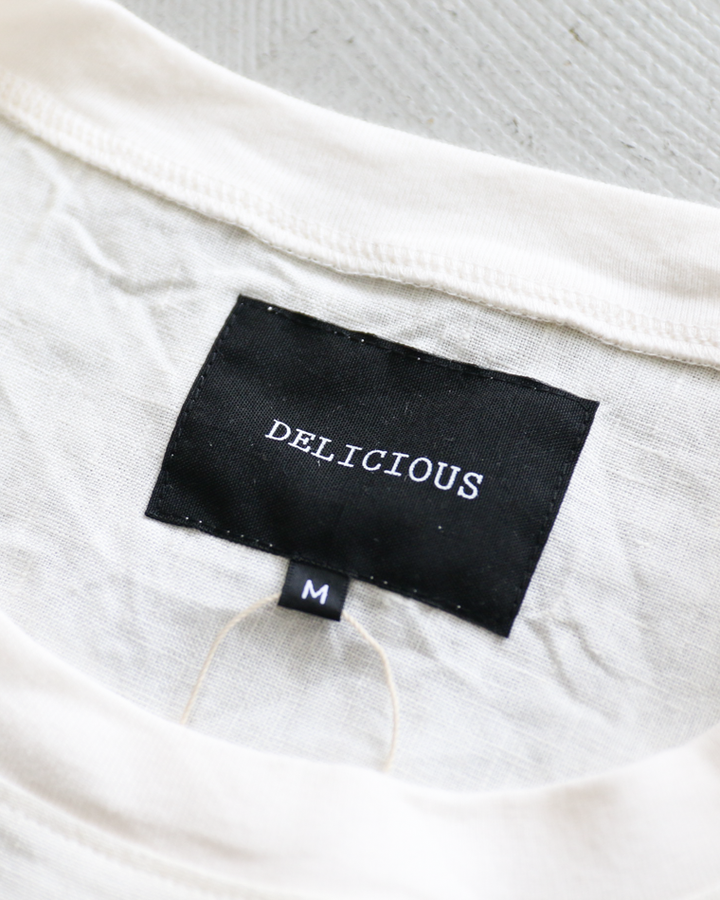 DELICIOUS LINEN Big T WHITE