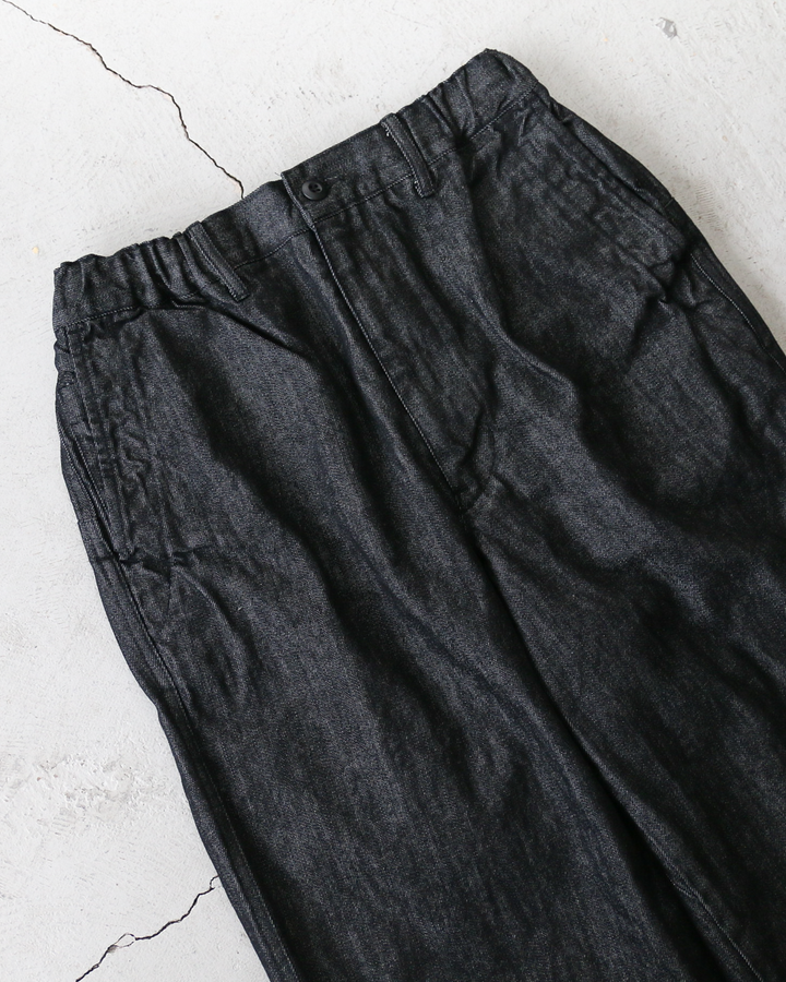 BRENA ブレナ COQ PANTS 10.5oz ORGANIC DENIM Black