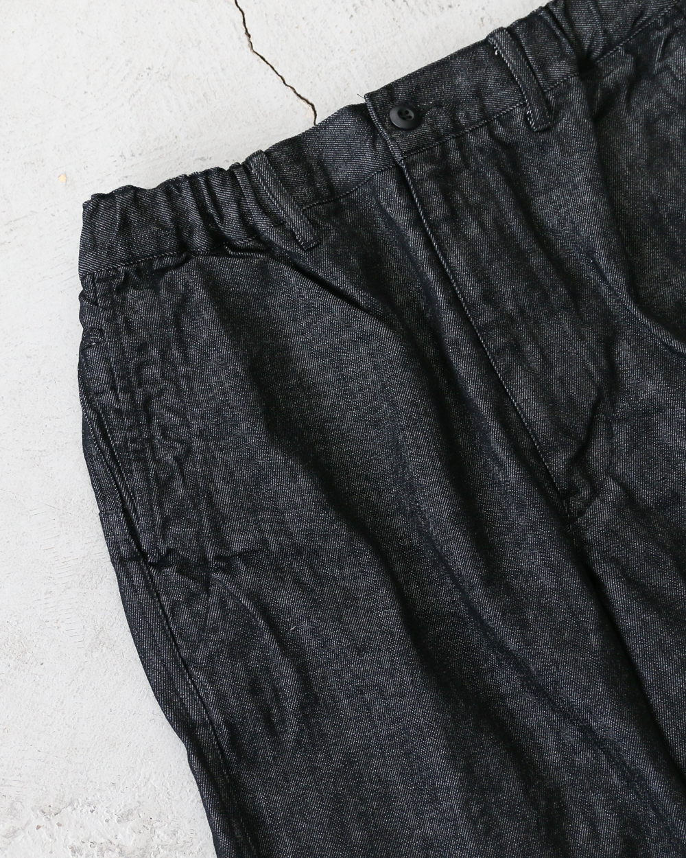 BRENA ブレナ COQ PANTS 10.5oz ORGANIC DENIM Black