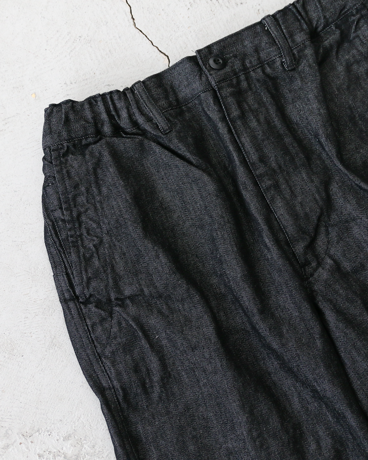 BRENA ブレナ COQ PANTS 10.5oz ORGANIC DENIM Black