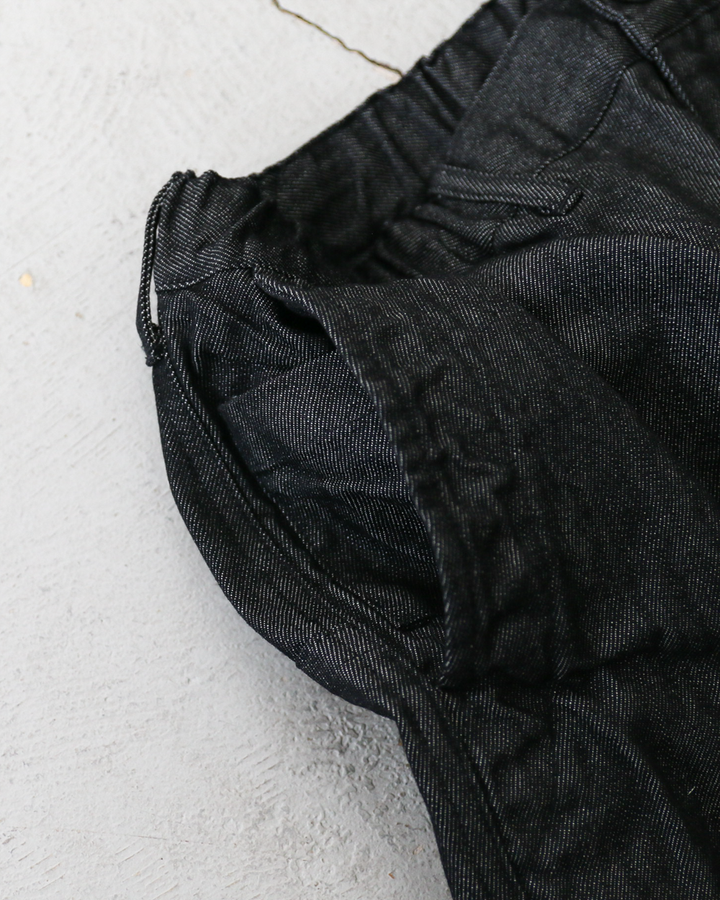 BRENA ブレナ COQ PANTS 10.5oz ORGANIC DENIM Black