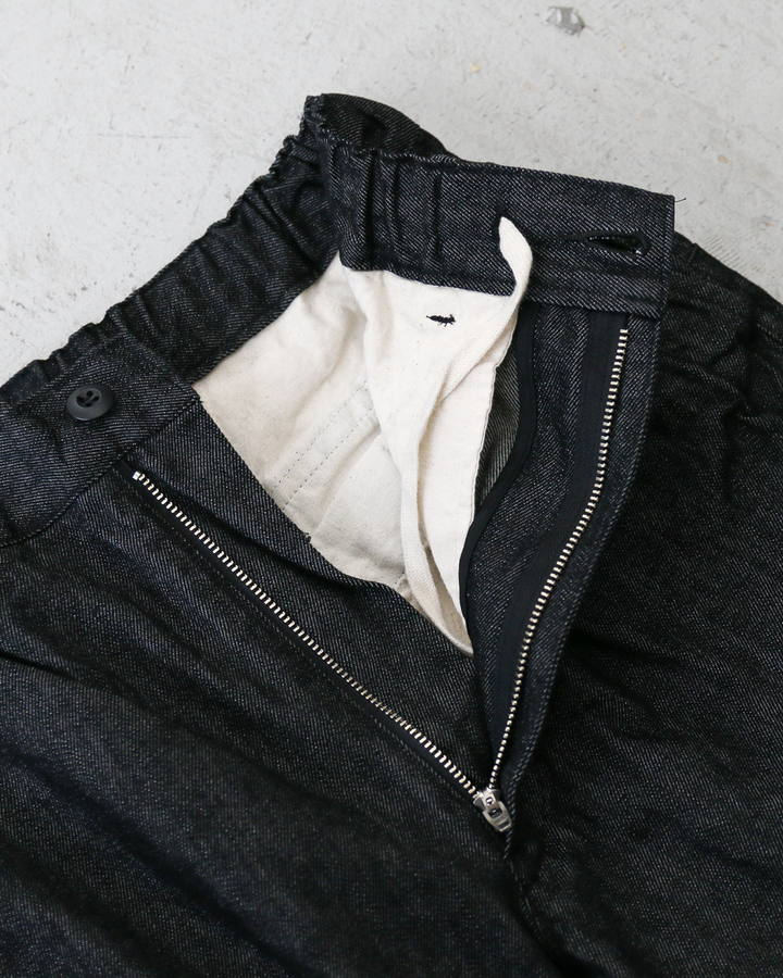 BRENA ブレナ COQ PANTS 10.5oz ORGANIC DENIM Black