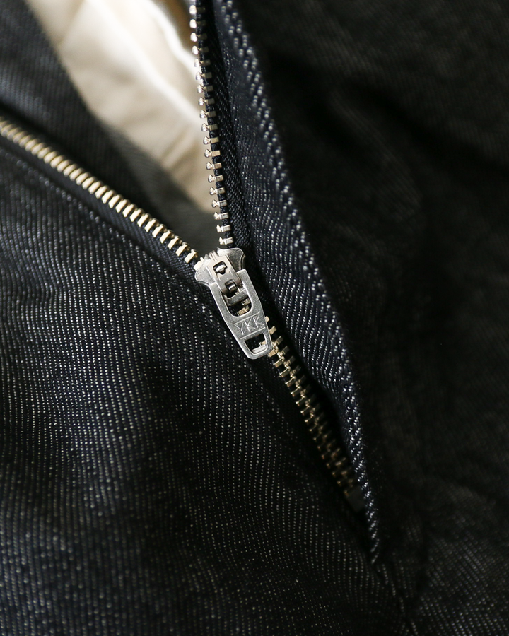 BRENA ブレナ COQ PANTS 10.5oz ORGANIC DENIM Black