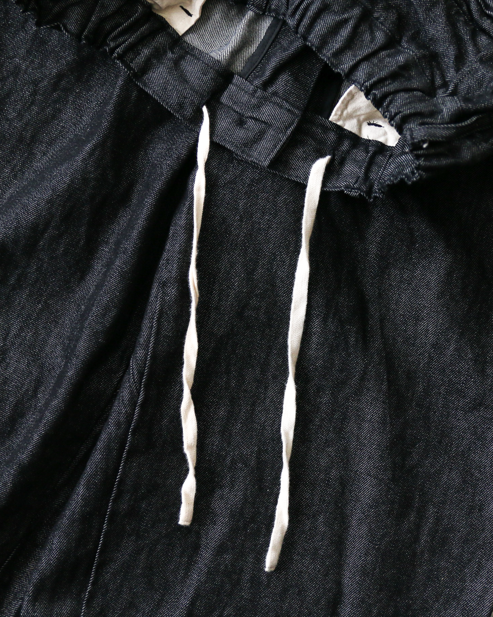 BRENA ブレナ COQ PANTS 10.5oz ORGANIC DENIM Black