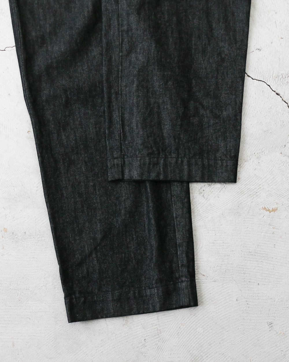 BRENA ブレナ COQ PANTS 10.5oz ORGANIC DENIM Black
