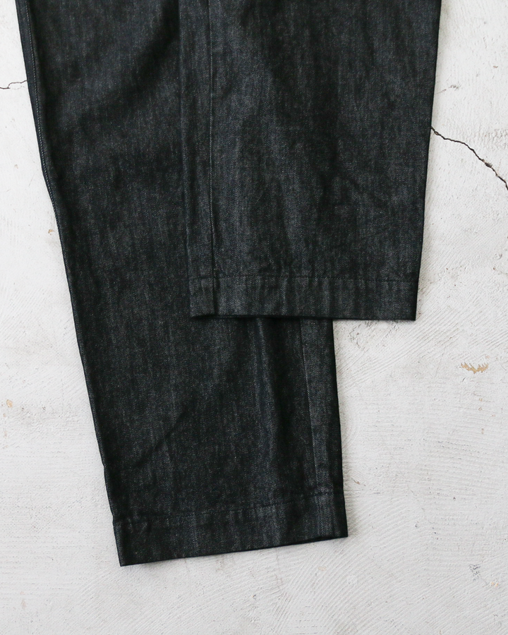 BRENA ブレナ COQ PANTS 10.5oz ORGANIC DENIM Black