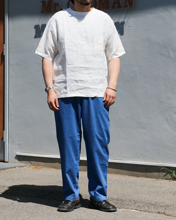 DELICIOUS LINEN Big T WHITE