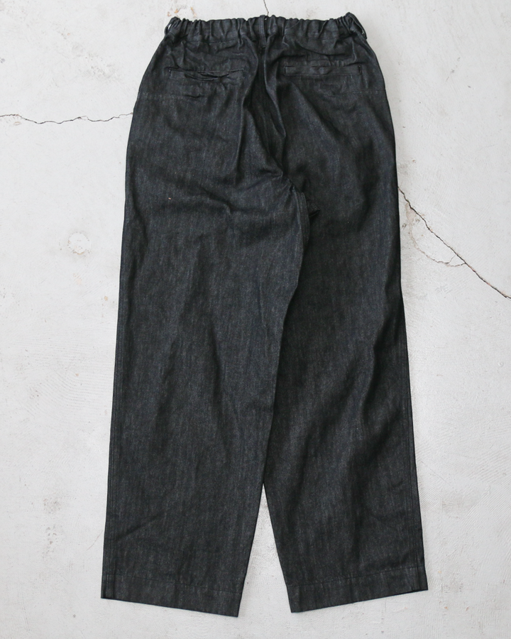 BRENA ブレナ COQ PANTS 10.5oz ORGANIC DENIM Black