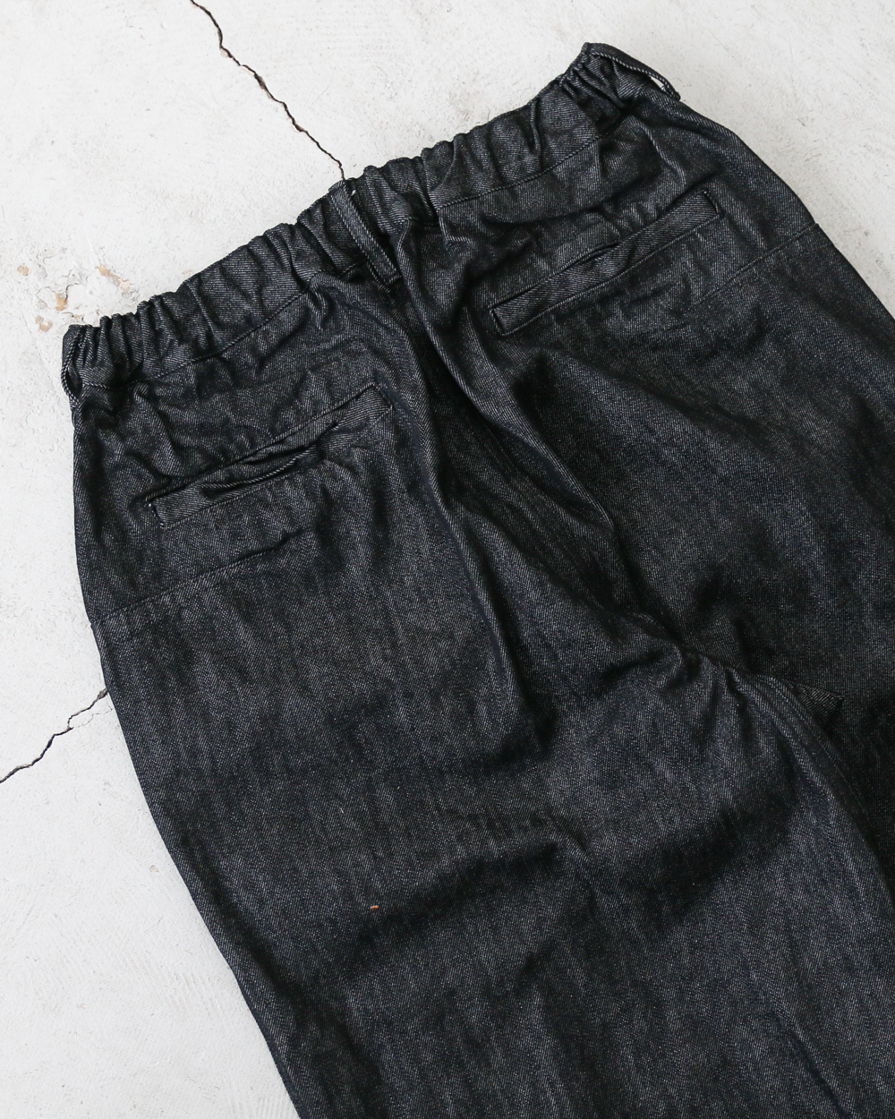 BRENA ブレナ COQ PANTS 10.5oz ORGANIC DENIM Black