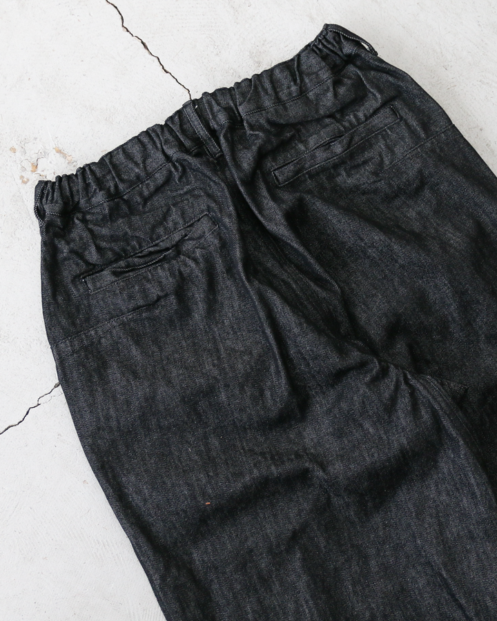 BRENA ブレナ COQ PANTS 10.5oz ORGANIC DENIM Black
