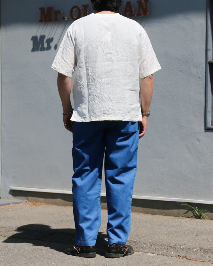 DELICIOUS LINEN Big T WHITE