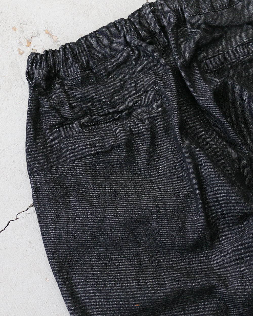 BRENA ブレナ COQ PANTS 10.5oz ORGANIC DENIM Black
