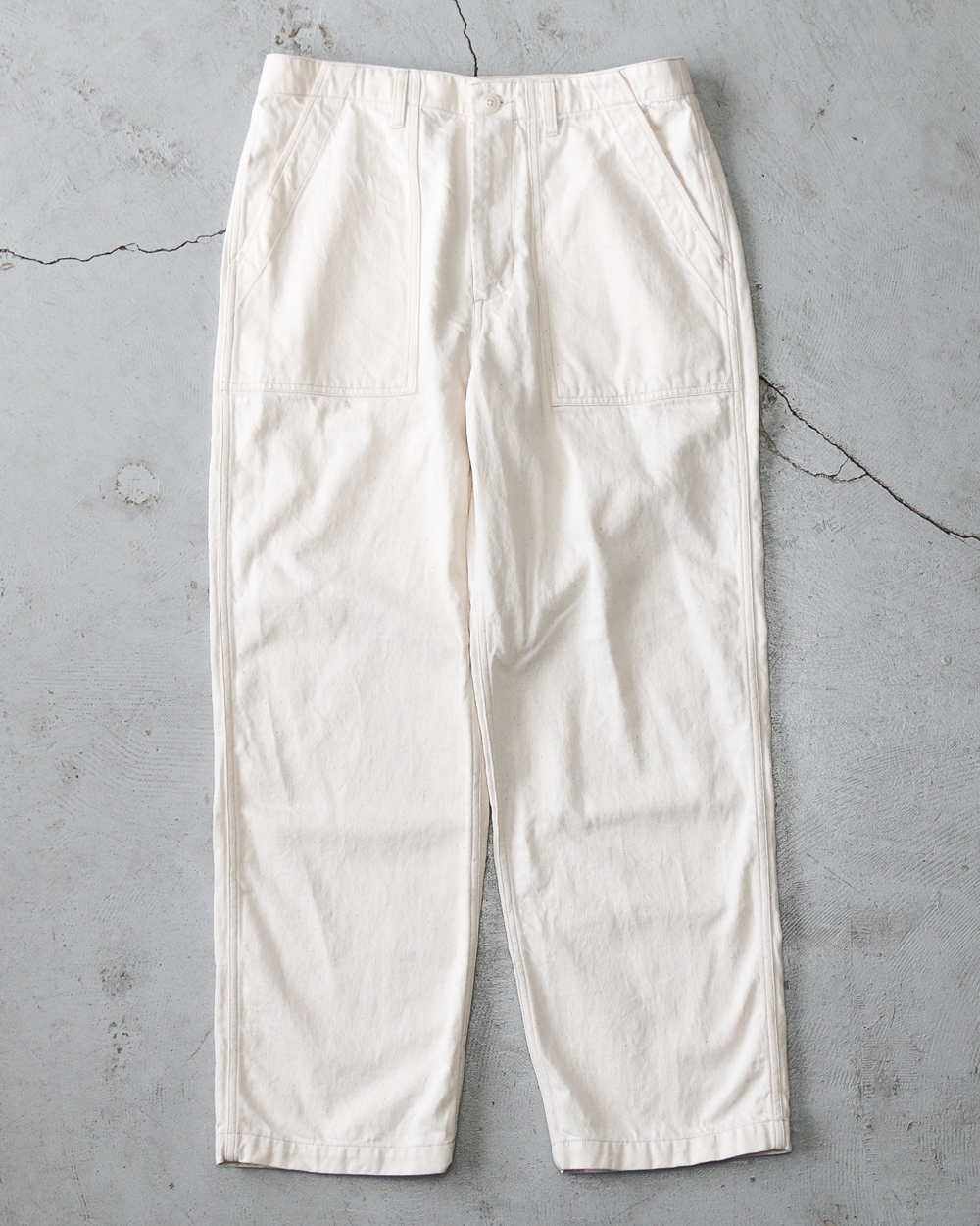 Mr.OLDMAN ミスターオールドマン OLDMAN DENIM FATIGUE PANTS Natural