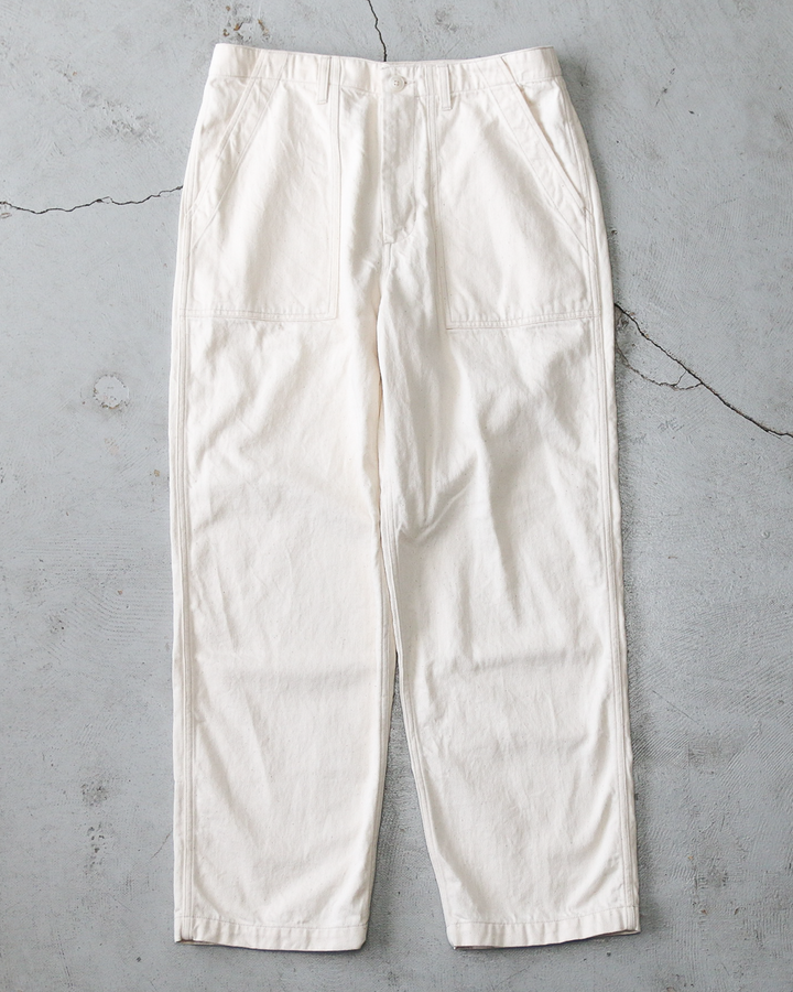 Mr.OLDMAN ミスターオールドマン OLDMAN DENIM FATIGUE PANTS Natural