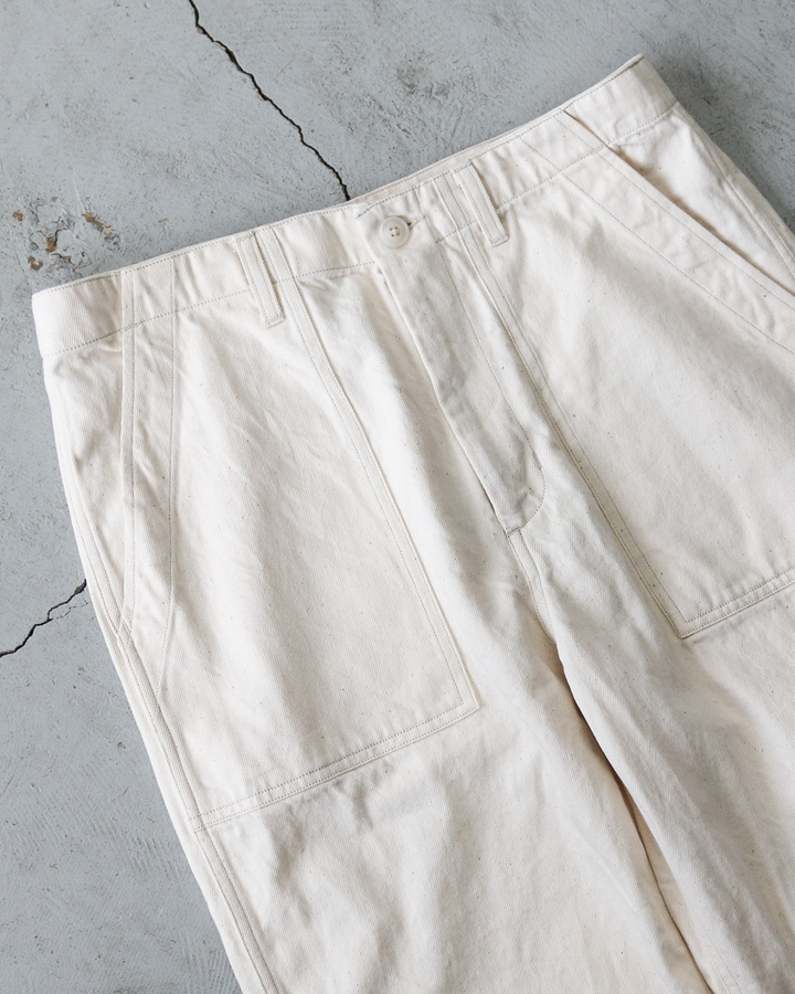 Mr.OLDMAN ミスターオールドマン OLDMAN DENIM FATIGUE PANTS Natural
