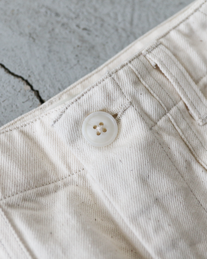 Mr.OLDMAN ミスターオールドマン OLDMAN DENIM FATIGUE PANTS Natural
