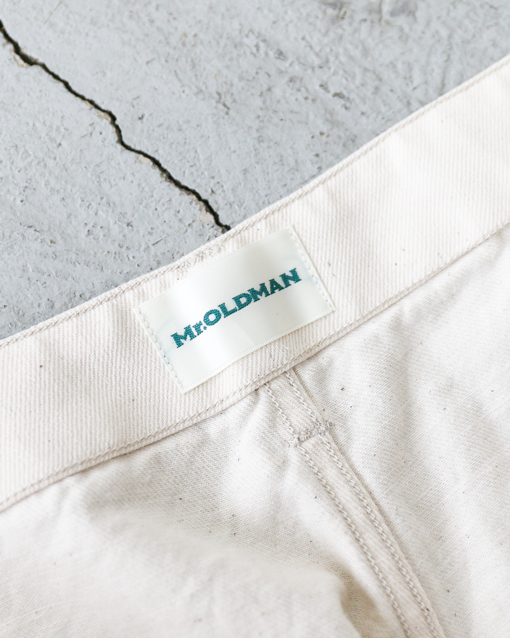 Mr.OLDMAN ミスターオールドマン OLDMAN DENIM FATIGUE PANTS Natural